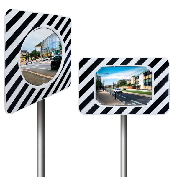 Miroir cadre noir et blanc qualité P.A.S®